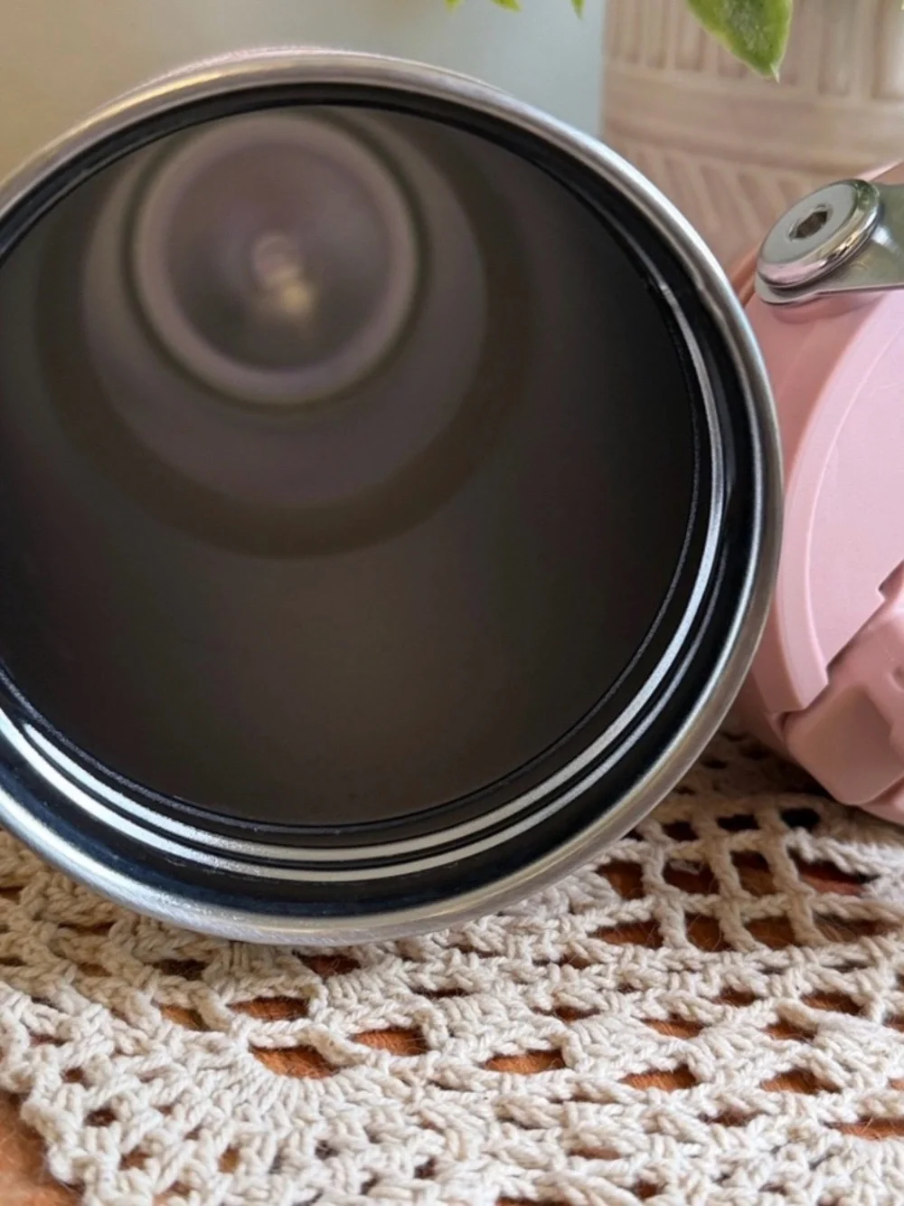 Stanley Pink Floral Travel Tumbler with Carry Handle - Picture 2 of 3